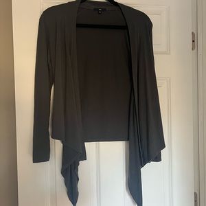 GAP Womens Silky grey flowy cardigan